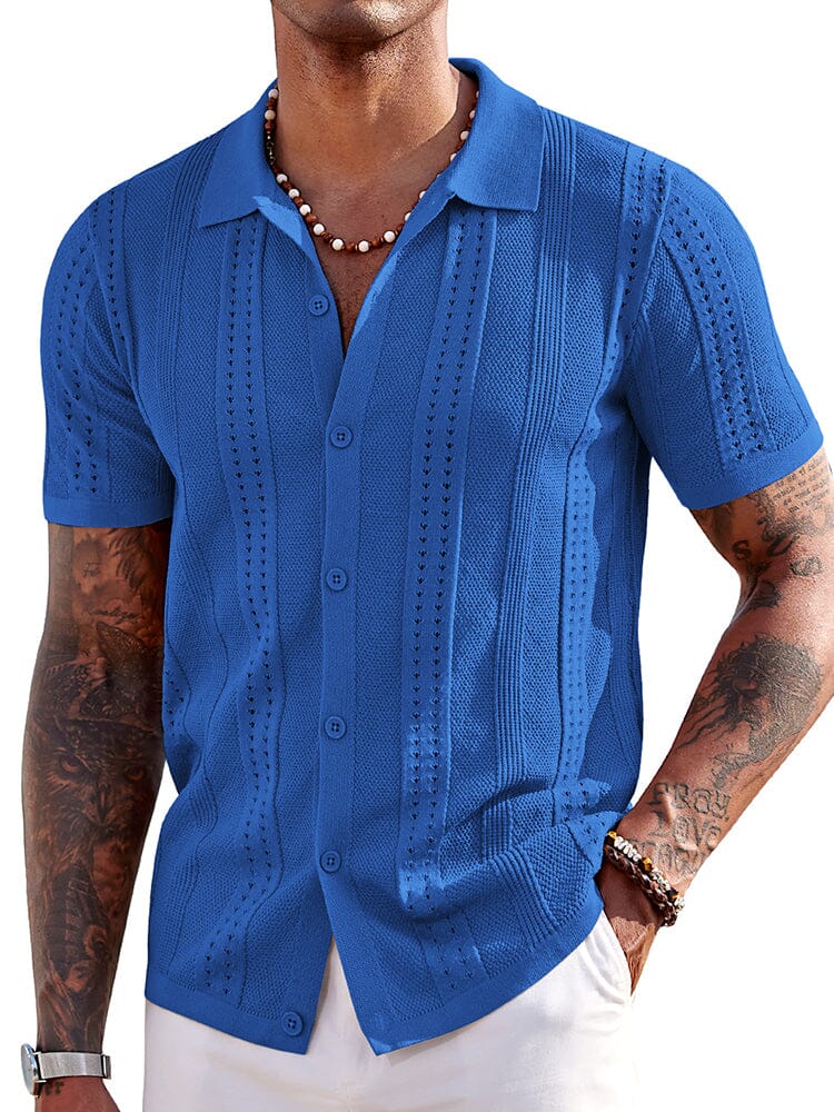 Short Sleeve Shirt - Lightweight - Button-Up - Summer Shirt - Men's Shirt