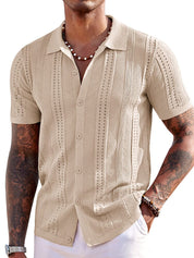 Short Sleeve Shirt - Lightweight - Button-Up - Summer Shirt - Men's Shirt