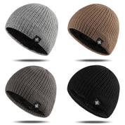 Men's Beanie - Warm - Fleece Lined - Knitted Beanie - Winter Hat