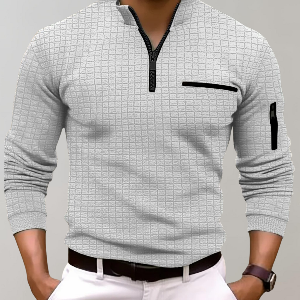 Quarter Zip Shirt | Pullover | Polo Shirt | Quarter Zip Sweatshirt | Men's Half Zip Sweater