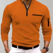 Quarter Zip Shirt | Pullover | Polo Shirt | Quarter Zip Sweatshirt | Men's Half Zip Sweater