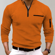 Quarter Zip Shirt | Pullover | Polo Shirt | Quarter Zip Sweatshirt | Men's Half Zip Sweater