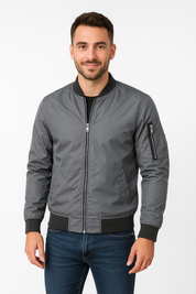 Bomber Jacket | Zip-Up | Windproof | Summer Jacket | Men's Jacket