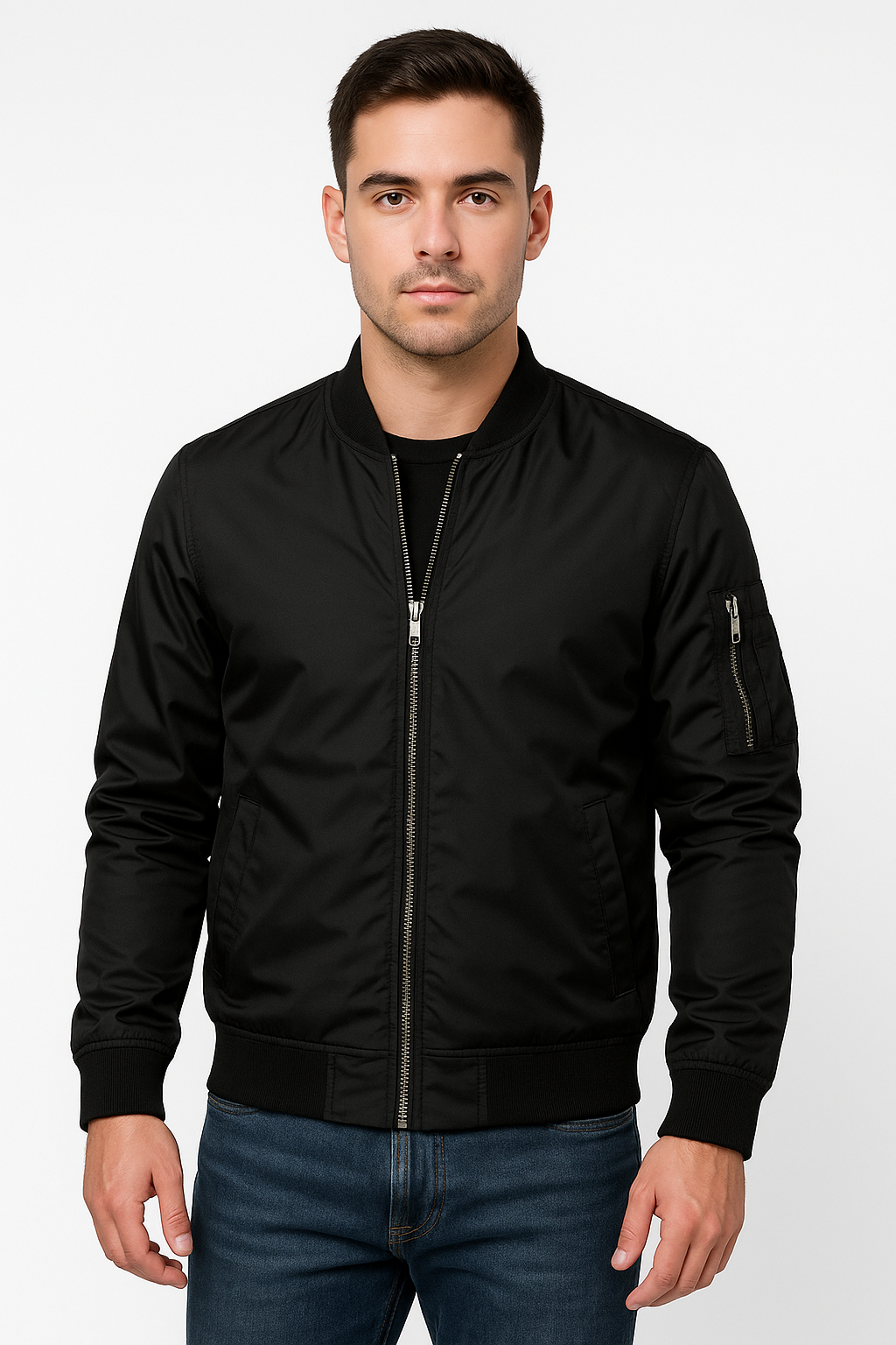 Bomber Jacket | Zip-Up | Windproof | Summer Jacket | Men's Jacket