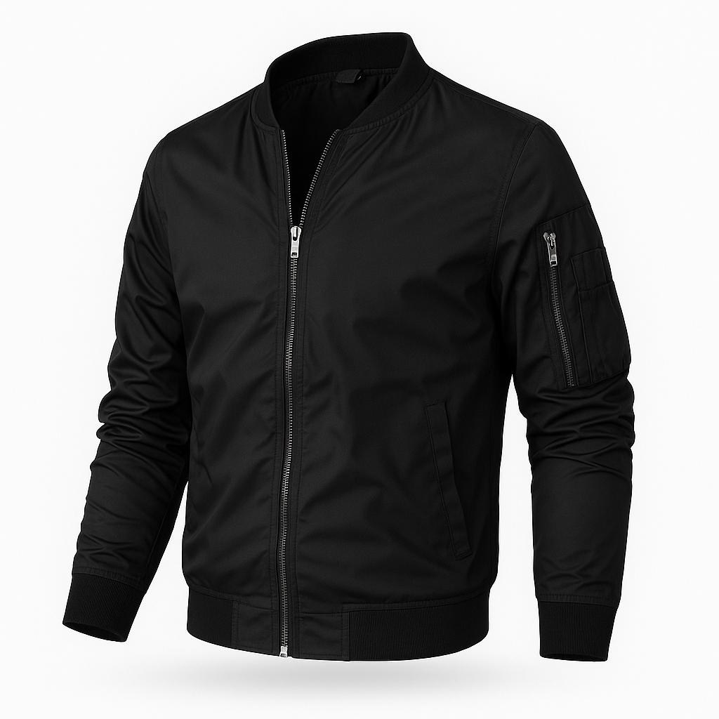 Bomber Jacket | Zip-Up | Windproof | Summer Jacket | Men's Jacket