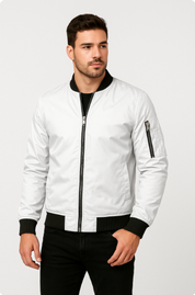 Bomber Jacket | Zip-Up | Windproof | Summer Jacket | Men's Jacket