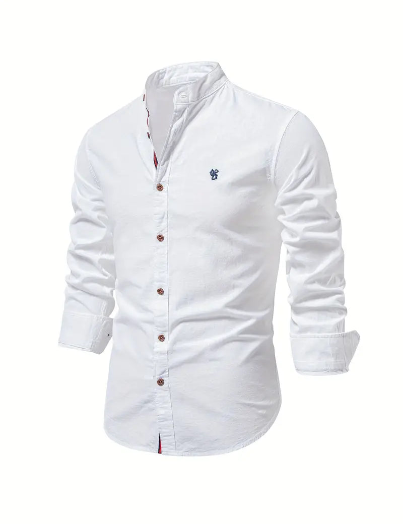 Button-Up Shirt | Slim Fit | Lightweight | Long Sleeve Shirt | Men's Shirt