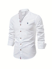 Button-Up Shirt | Slim Fit | Lightweight | Long Sleeve Shirt | Men's Shirt