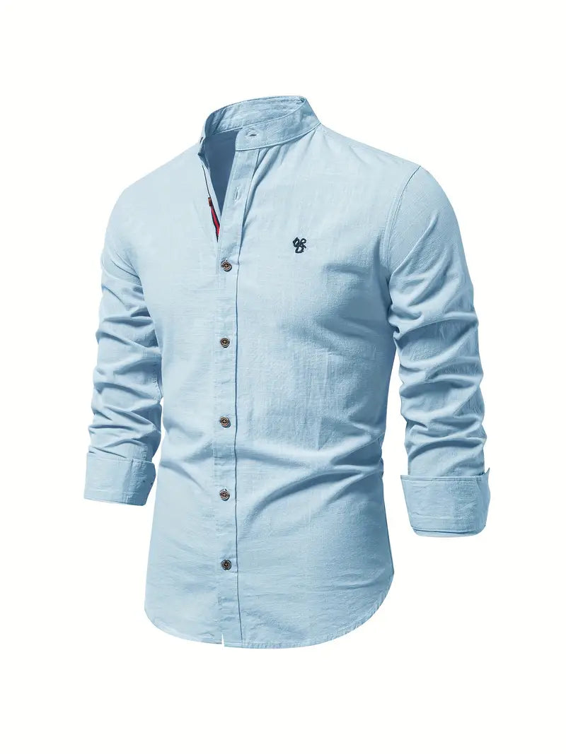 Button-Up Shirt | Slim Fit | Lightweight | Long Sleeve Shirt | Men's Shirt