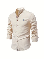 Button-Up Shirt | Slim Fit | Lightweight | Long Sleeve Shirt | Men's Shirt