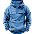 Cargo Hoodie - Men's Warm Cozy Casual Pullover Hoodie