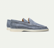 Suede Loafers - Slip-On - Comfortable - Leather Loafers - Men's Shoes