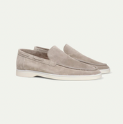 Suede Loafers - Slip-On - Comfortable - Leather Loafers - Men's Shoes