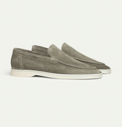 Suede Loafers - Slip-On - Comfortable - Leather Loafers - Men's Shoes