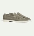 Suede Loafers - Slip-On - Comfortable - Leather Loafers - Men's Shoes