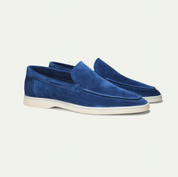 Suede Loafers - Slip-On - Comfortable - Leather Loafers - Men's Shoes