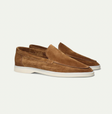 Suede Loafers - Slip-On - Comfortable - Leather Loafers - Men's Shoes