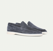 Suede Loafers - Slip-On - Comfortable - Leather Loafers - Men's Shoes