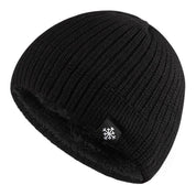 Men's Beanie - Warm - Fleece Lined - Knitted Beanie - Winter Hat