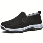Walking Shoes - Men's Comfortable Thick Sole Slip-On Shoes