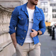 Denim Jacket | Breast Pockets | Slim Fit | Summer Jacket | Men's Jacket 