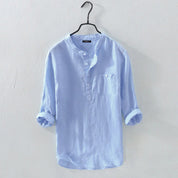 Linen Shirt | Buttoned Up | Long Sleeve | Summer Shirt | Men's Shirt