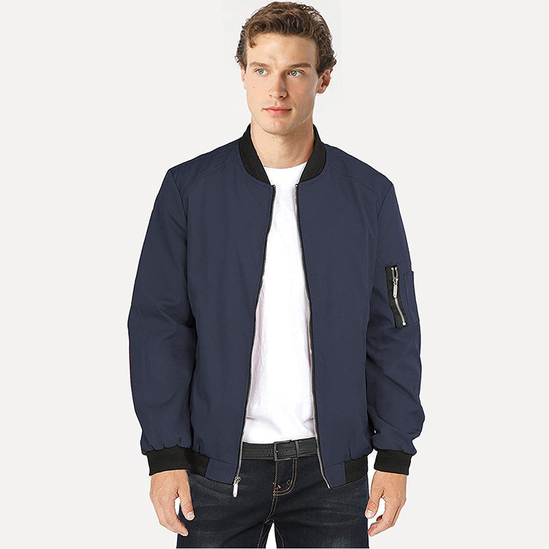 Bomber Jacket | Waistband | Pockets | Zip Up Jacket | Men's Jacket-Southern-Taylor