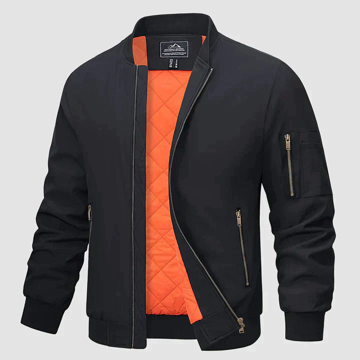 Bomber Jacket | Windproof | Zip-up | Men's Jacket | Weatherproof Jacket-Southern-Taylor