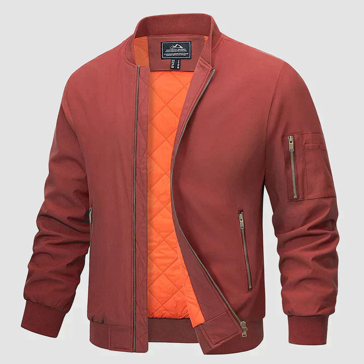 Bomber Jacket | Windproof | Zip-up | Men's Jacket | Weatherproof Jacket-Southern-Taylor