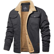 Winter Jacket - Short - Fleece Lined - Sherpa Lined Jacket - Men's Winter Jacket