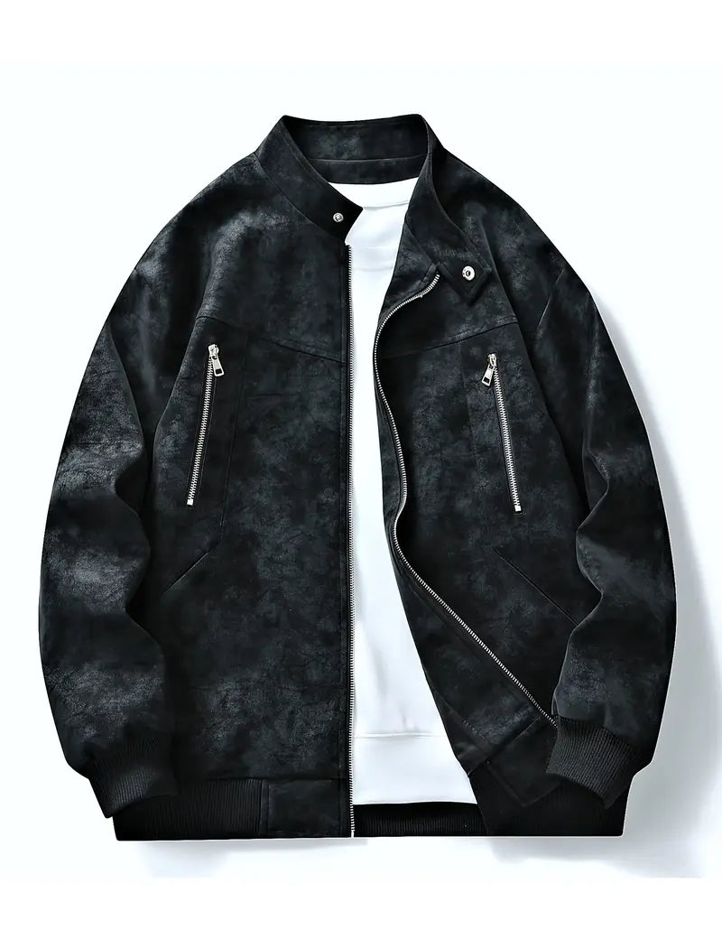 Bomberjack | Ritssluiting | Relaxte pasvorm | Herfstjack | Herenjack-Boetiek Moda