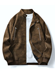 Bomberjack | Ritssluiting | Relaxte pasvorm | Herfstjack | Herenjack-Boetiek Moda