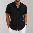 Summer Shirt - Polo Shirt - Button-Up - Short Sleeve Shirt - Men's Clothing