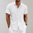 Summer Shirt - Polo Shirt - Button-Up - Short Sleeve Shirt - Men's Clothing