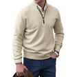 Mens Quarter Zip Jumper - Winter - Pullover - Knitted jumper - Mens Half Zip Sweater