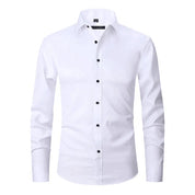 Dress Shirt - Long Sleeve - Stretchy - Non Iron Shirt - Men's Shirt