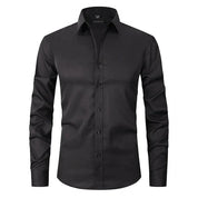 Dress Shirt - Long Sleeve - Stretchy - Non Iron Shirt - Men's Shirt