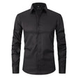 Dress Shirt - Long Sleeve - Stretchy - Non Iron Shirt - Men's Shirt