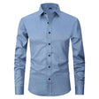 Dress Shirt - Long Sleeve - Stretchy - Non Iron Shirt - Men's Shirt