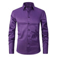 Dress Shirt - Long Sleeve - Stretchy - Non Iron Shirt - Men's Shirt