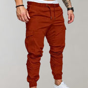 Cargo Joggers - Elastic Waist - Drawstring - Cargo Pants - Men's Trousers