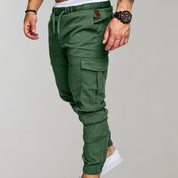 Cargo Joggers - Elastic Waist - Drawstring - Cargo Pants - Men's Trousers