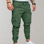 Cargo Joggers - Elastic Waist - Drawstring - Cargo Pants - Men's Trousers