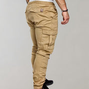 Cargo Joggers - Elastic Waist - Drawstring - Cargo Pants - Men's Trousers