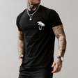 Men's T-Shirt | Palm Tree | Short Sleeve | Crew Neck T-Shirt | Men's Summer Clothes