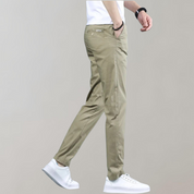 Stretch Pants | Skinny | Elastic Waist | Chino Pants | Men's Pants