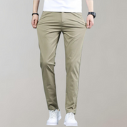Stretch Pants | Skinny | Elastic Waist | Chino Pants | Men's Pants