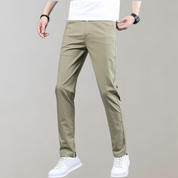 Stretch Pants | Skinny | Elastic Waist | Chino Pants | Men's Pants