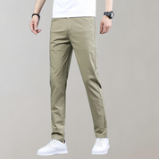 Stretch Pants | Skinny | Elastic Waist | Chino Pants | Men's Pants