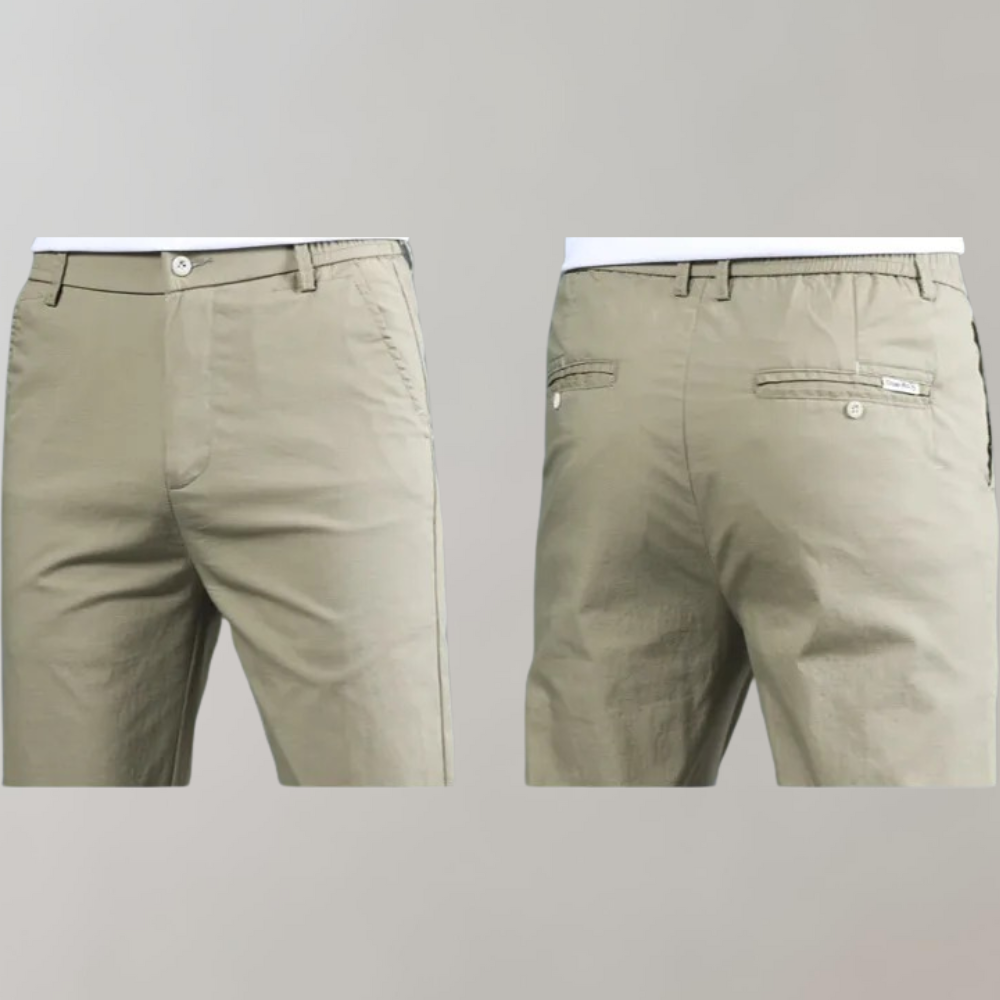 Stretch Pants | Skinny | Elastic Waist | Chino Pants | Men's Pants